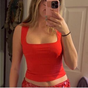 Edikted Red Crop Top